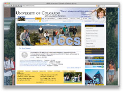 UCCS.edu Screenshot